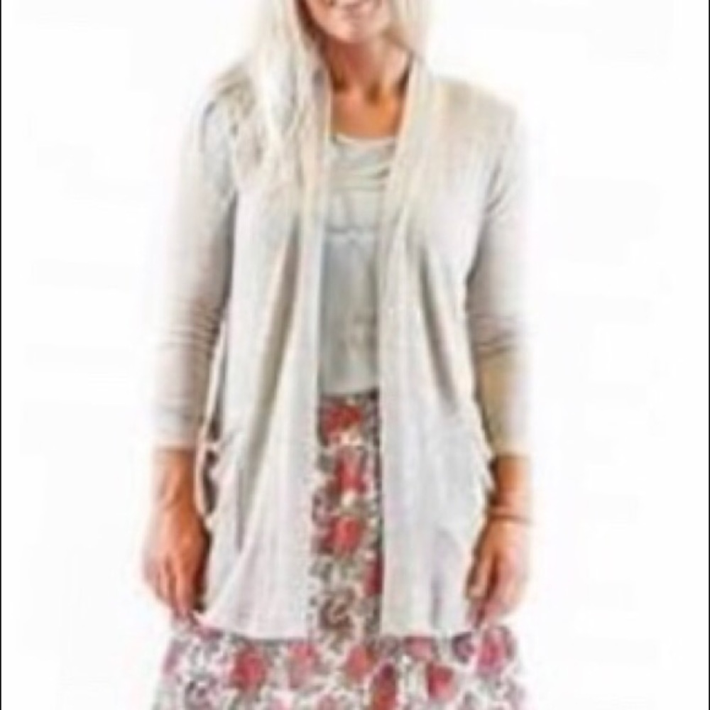 Piphany Colette Open Front Cardigan4.  4XL 1X 2 X 3X *